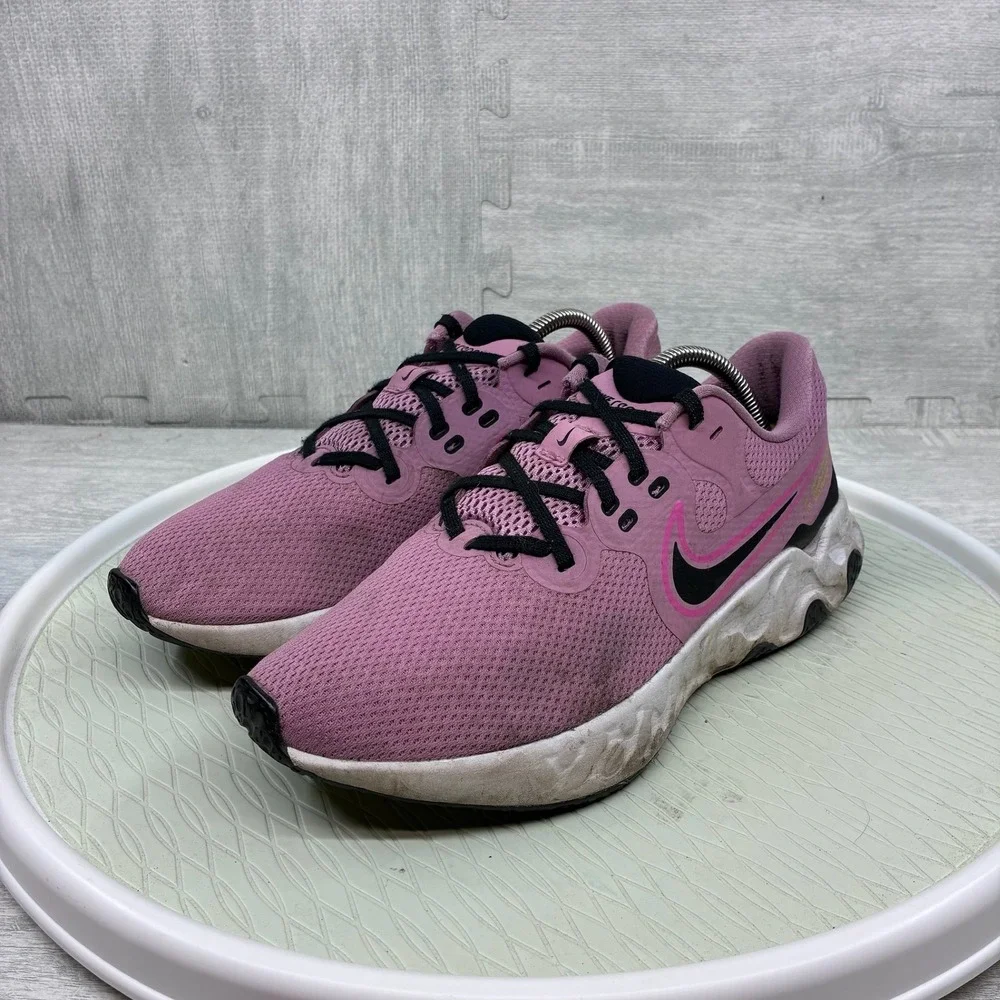 Nike Renew Ride 2 Running Shoes Women's 11 Pink Mesh Athletic CU3508-600